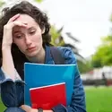 Student stressed