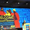 Charles Dickinson recently returned from the 111th annual meeting of the American Sociological Association.
