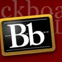 Blackboard icon on burgundy background