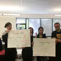 Students participating in Declare Your Major Week activities
