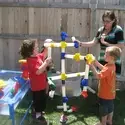 Early Childhood Education Preschool children playing outside