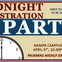 Midnight Registration Party at the Micron Center on April 10