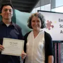 Hugo Napoles, a 2018 Emerging Scholar, nominated by Stephanie Sevigny, Instructor of Biology