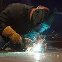 CWI student welding