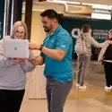 Student Being Helped at CWI One Stop