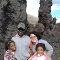Juanita with her family