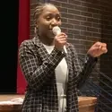 Student speaking