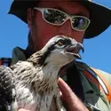 Osprey held by recent CWI graduate Tyrell Styhl