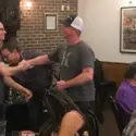 Plumbing students celebrate graduation at dinner held in their honor
