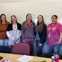 2019-2020 Beta Sigma Pi officers and advisors