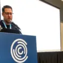 Ryan Witt facilitating a workshop at the 2019 Conference on College Composition and Communication