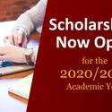 Scholarships for the 2020-2021 academic year are open Nov. 1-30, 2020. 