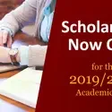 Scholarships now open for the 2019/2020 academic year. 