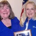 Shannon Chapman (left) is presented the Chapter Service Award.