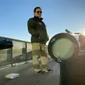 Irwin Horowitz during the Mercury transit on Monday, Nov. 11.