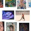 Artwork from 2021 Studio Art graduates
