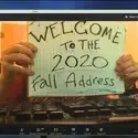Welcome to the 2020 Fall Address Zoom screen
