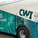 Installation of a CWI wrap on a ValleyRide bus