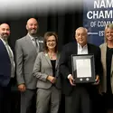 President Bert Glandon was recognized by Nampa Mayor Debbie Kling and the Nampa Chamber of Commerce