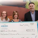 Erin Christophel, recipient of Horizon Credit Union's Outstanding Business Student award. 