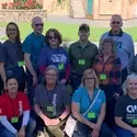 CWI faculty and staff posing for a photo after volunteering at Idaho Shakespeare Festival