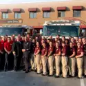 CWI Law Enforcement and Fire Service students and faculty at Patriot Day 