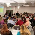 Faculty and staff at the Spring 2020 in-service meeting held at the Nampa Civic Center