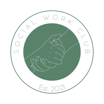 social work club logo