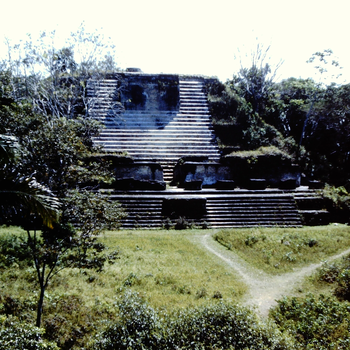 Ancient  Maya building