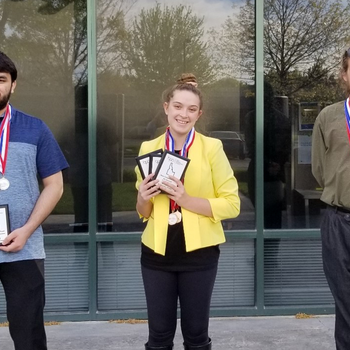 BPA members, Abdulaziz Kodirov, Alexa Adams, and Winton Watkins