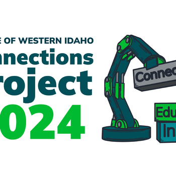 A graphic for the College of Western Idaho Connections Project is shown.