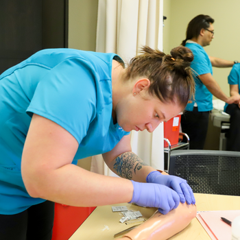 Medical Assistant student