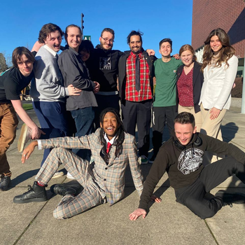 CWI Speech and Debate Team posing for a picture