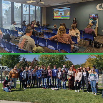 Collage of International Week of the Deaf and Deaf Awareness Month events
