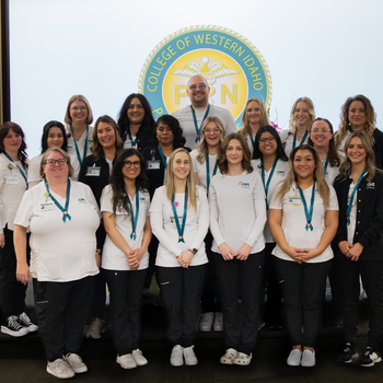 Group of Licensed Practical Nurses smiling for a photo