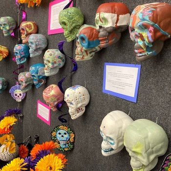 Spanish Class Celebrates Día de los Muertos