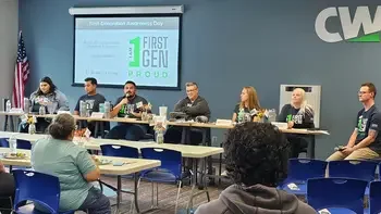 Panel discussion during First-Gen week