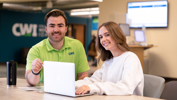 One Stop Representative helping a student