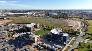 Aerial view of Nampa Campus quad