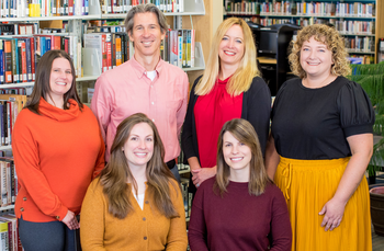 Group photo of library staff