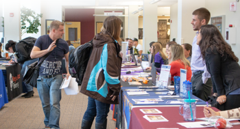 Students at CWI's Healthcare Job Fair