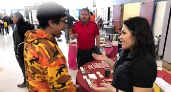 CWI representatives at Navegando Adelante at Caldwell High School March 13. 