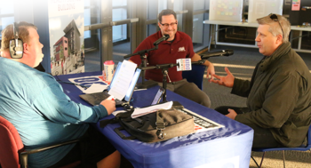 KIDO interviewing CWI instructor, Ryan Witt, and student, Jody Crowson, Oct. 19, 2018.