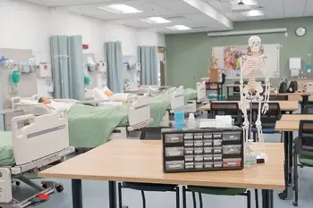 View of the Registered Nursing lab at the Nampa Campus Health and Science Building