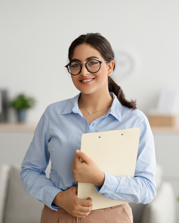Psychologist in an office