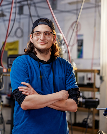 Machinist in Machine Tool lab