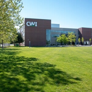 View of the front of the Nampa Campus Academic Building (NCAB)