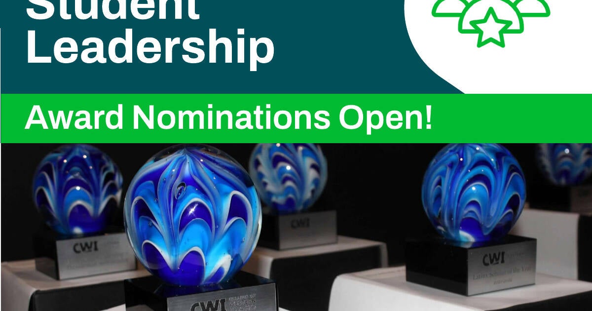 Nominations Open for 2025 Student Leadership Awards | CWI