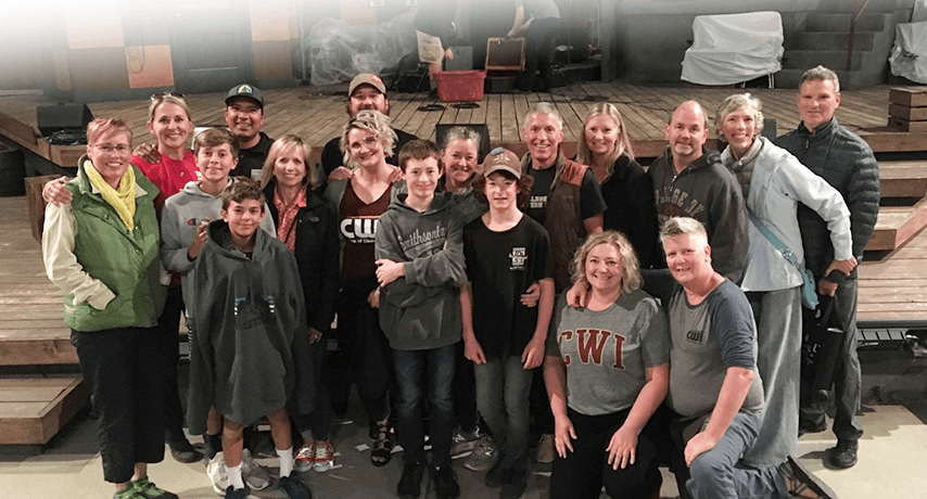 CWI faculty and staff volunteering at Idaho Shakespeare Festival