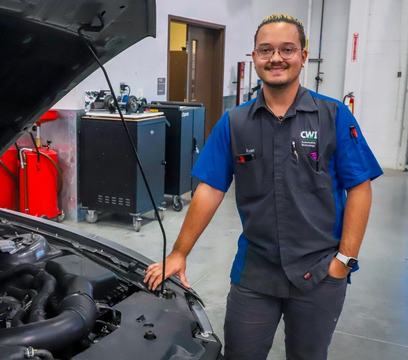 Ryan Hael Automotive Technology student